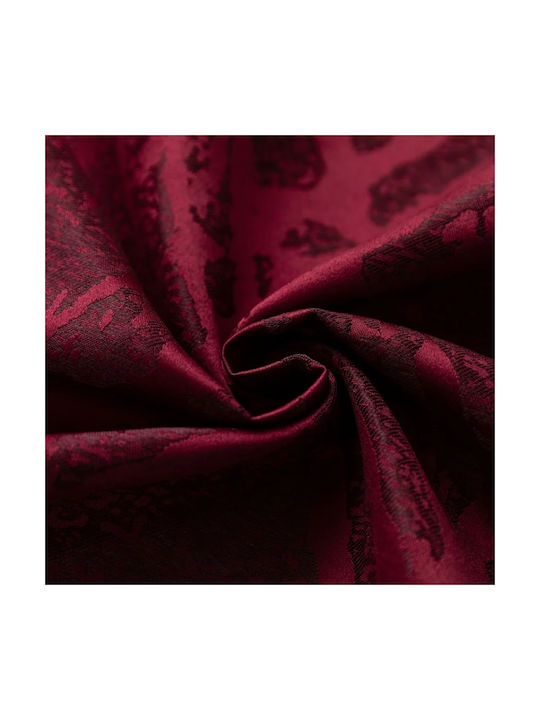 My Home Luxury Burgundy Curtain with Grommets 270x280cm