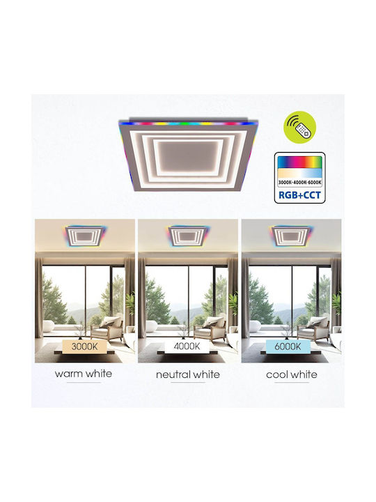 Vivalux Plafonieră de Tavan Albă cu LED Integrat