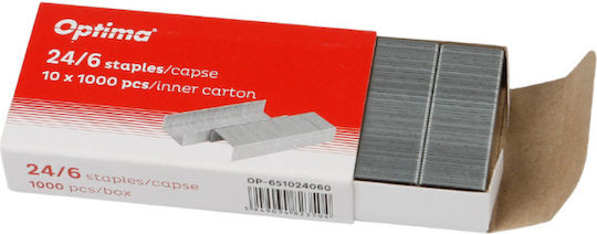Stapler Perfor Caps Optima Staples 24/6 1000pcs/box Optima