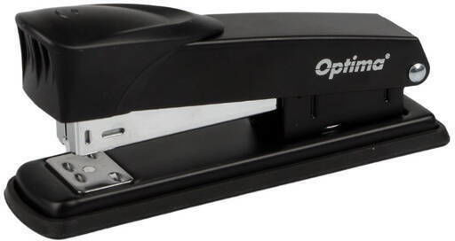 Agrafatoare Metalică Optima Ms30 Capacitate De Capsare 30 Foi 136x58x40mm Capse 24/6 26/6 24/8 Neagră