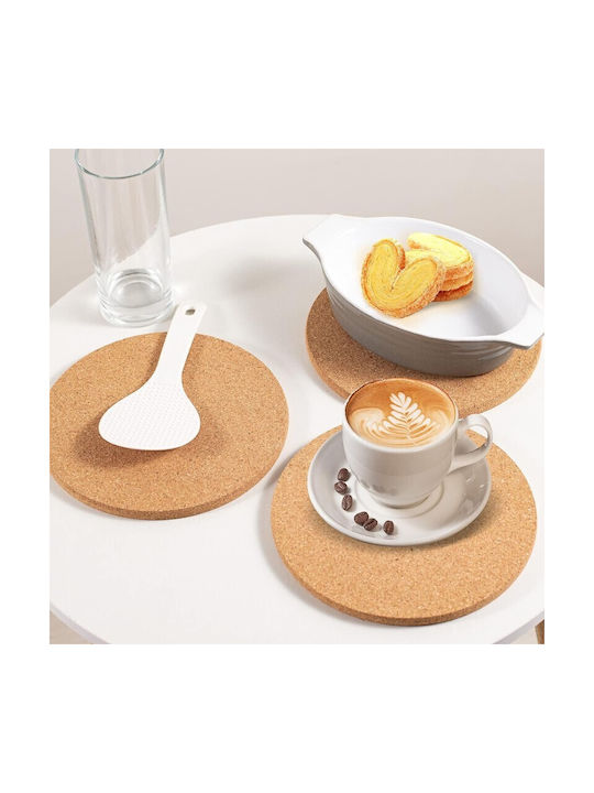 Viosarp Cork Coaster 9.5cm 4 Pieces