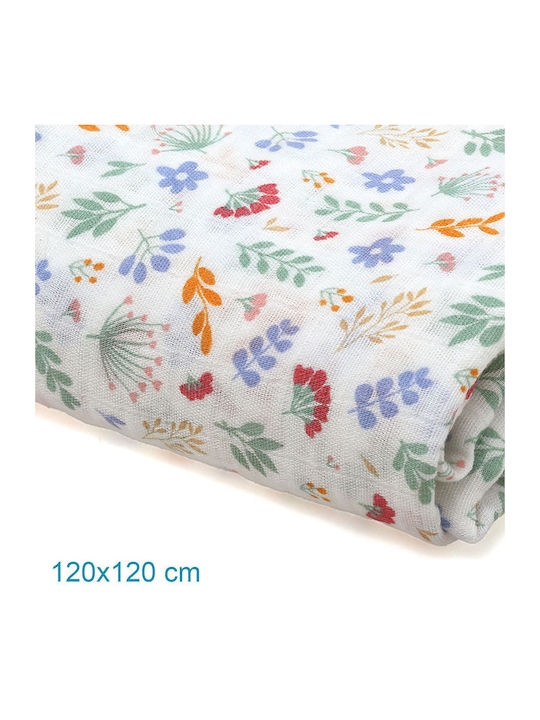 Kiokids Prosoape Pentru Eructație Și Învelișuri Pentru Înfășat Din Muselină 120x120cm