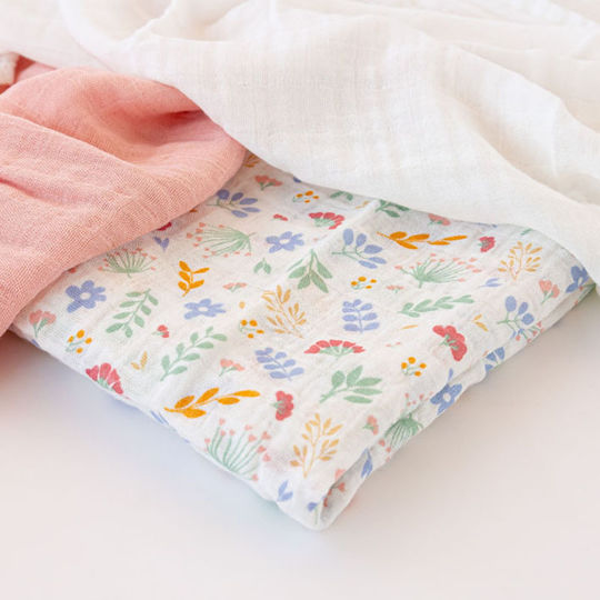 Kiokids Swaddle Blanket 70x70cm 3 Pieces