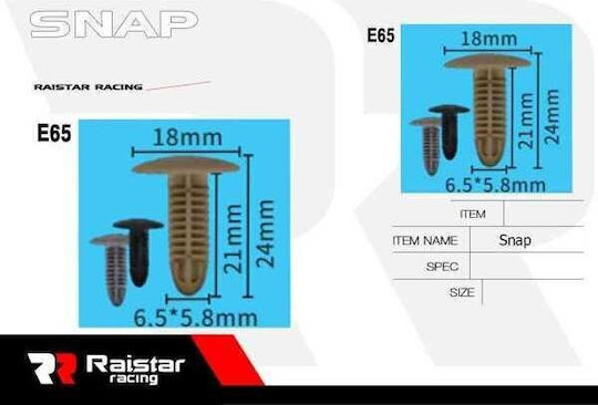 Car Plastic Clips 10pcs