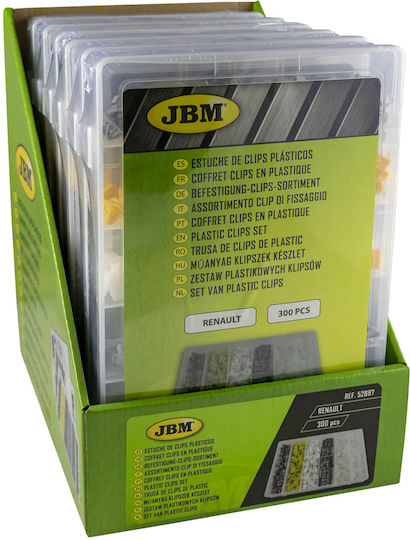JBM Auto Kunststoffklammern 300 Stück