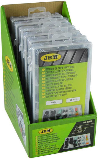 JBM Clipsuri Din Plastic Pentru Mașină 21 Bucăți