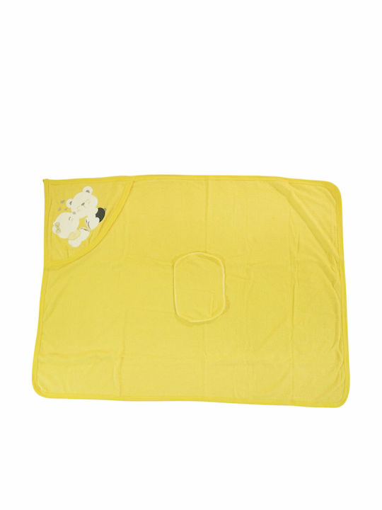 Pamuk Baby Baby-Badetuch mit Kapuzen 74x100cm