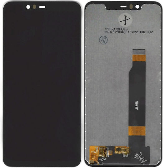 Екран Lcd със Сензорен Механизъм за Nokia 5.1 Plus (Черен)