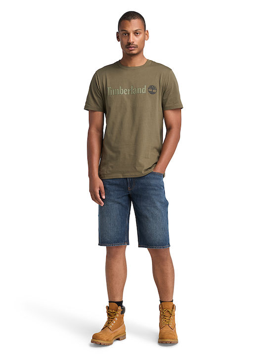 Kennebec River Linear T-shirt Khaki