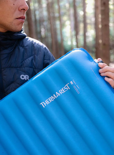 Thermarest Max Saltea de Dormit Auto-umflare Single Camping Albastră