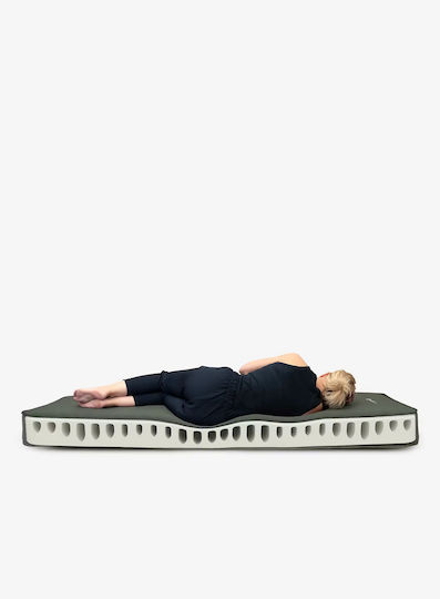 Outwell Self-Inflating Single Camping Sleeping Mat 195x63cm Thickness 10cm Blue