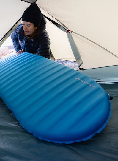 Thermarest Saltea De Dormit Auto-umflabilă Single Pentru Camping Albastră
