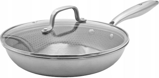 Brunbeste Pan from Steel with Lid with Non-Stick Coating 30cm