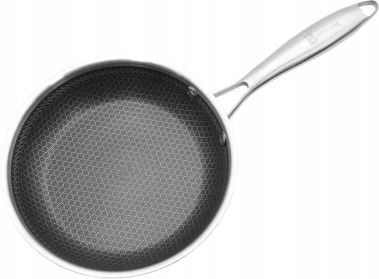 Brunbeste Pan from Steel with Lid with Non-Stick Coating 30cm