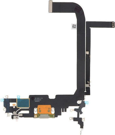Apple iPhone 13 Pro Max Ladekabel Flex Connector Silber Hochwertig Oem