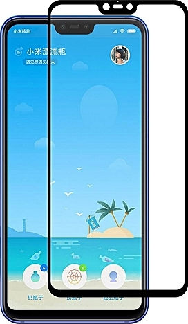 Full Glue Full Face Tempered Glass Μαύρο (Mi 8 Lite)
