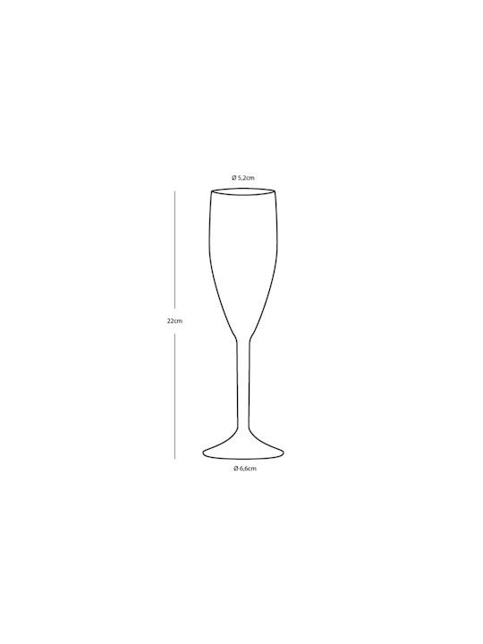 Marine Business Sailor Soul Set Brillen Champagner aus Glas Kelch 170ml 6 Stück