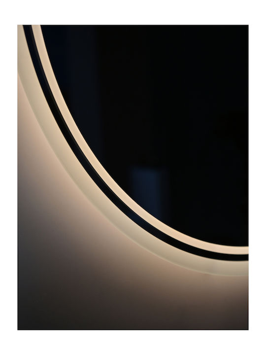 Naron Кръгло Огледало За Баня LED Touch