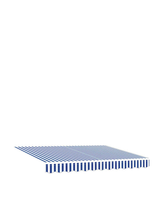 vidaXL Тента За Тераса С LED Синя 2.5x2m