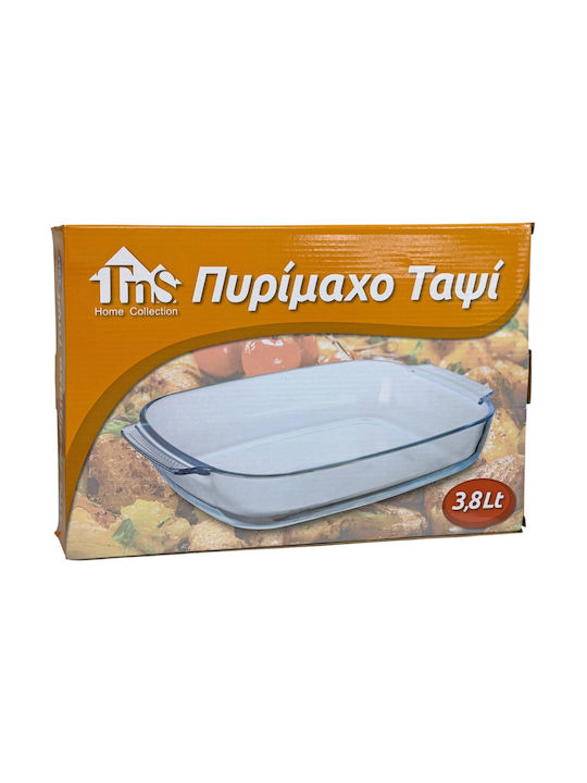 TnS Устойчив Съд Стъклен 38x25.4x6.5см