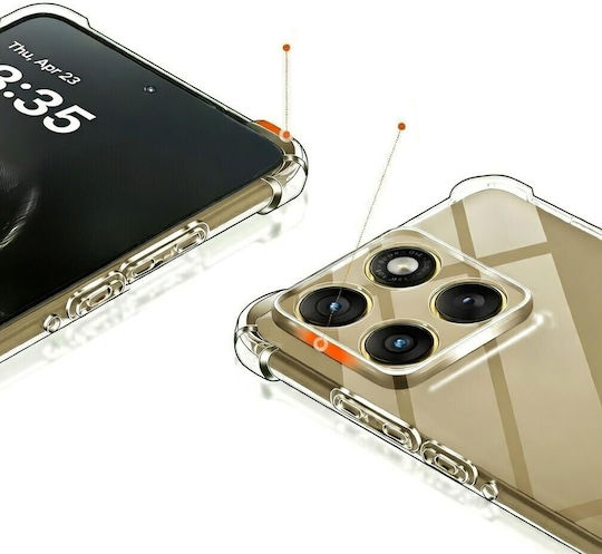 Techsuit Задна Корицa Силикон Прозрачен (Motorola Moto G67 / G77 / G87)