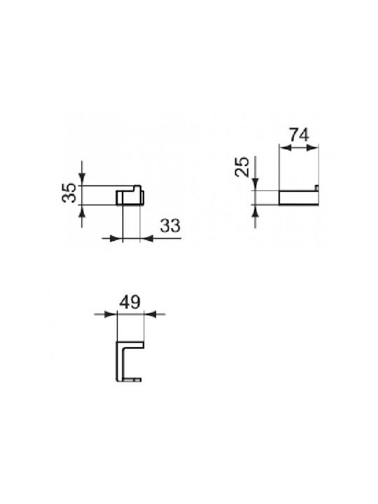 Ideal Standard Conca С Винтове Сребриста