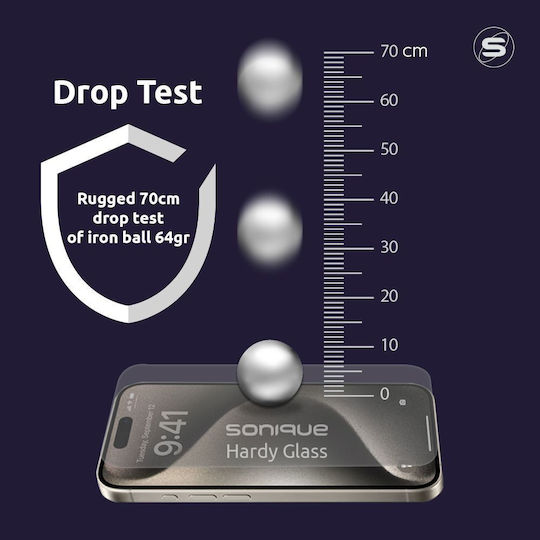 Sonique 2.5D 0.33мм Пълно Лепило Закалено Стъкло (Redmi 14C / Poco C75 Realme C75 4G)