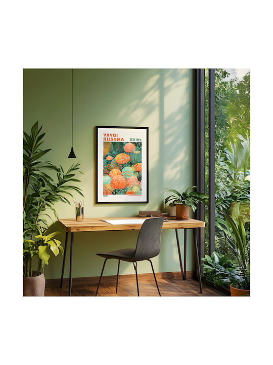 Poster Yayoi Kusama Mushrrooms Dandelions Art329 30cm X 40cm