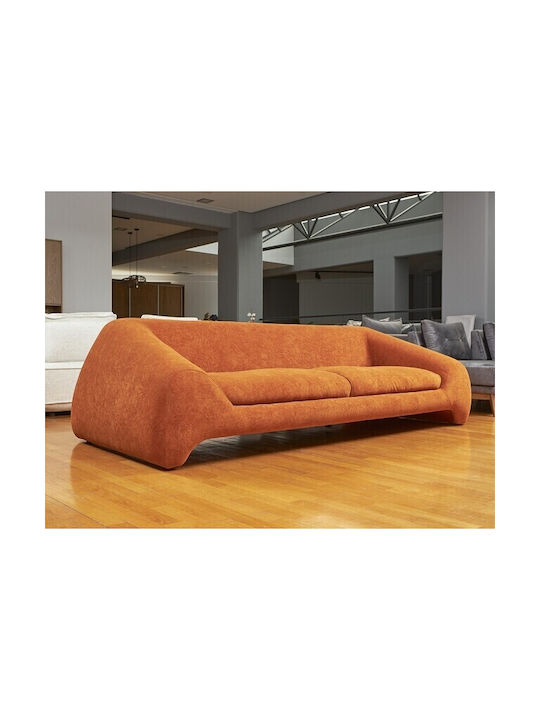 Olivo Three-Seater Couch Orange 110x100 cm