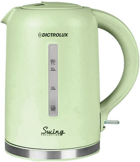 DictroLux Βραστήρας 1.7lt 2200W Πράσινος