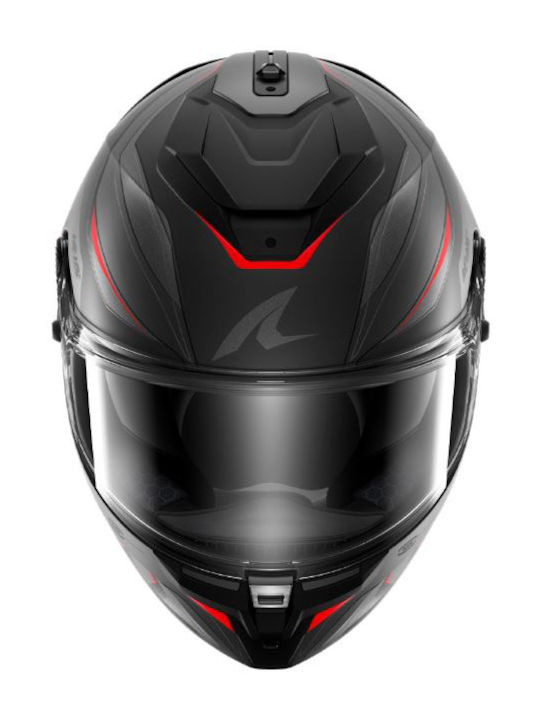 Shark Spartan GT Pro Mekarium Carbon Anthracite Red Motorcycle Helmet Full Face ECE 22.06 1469gr with Pinlock and Sun Visor