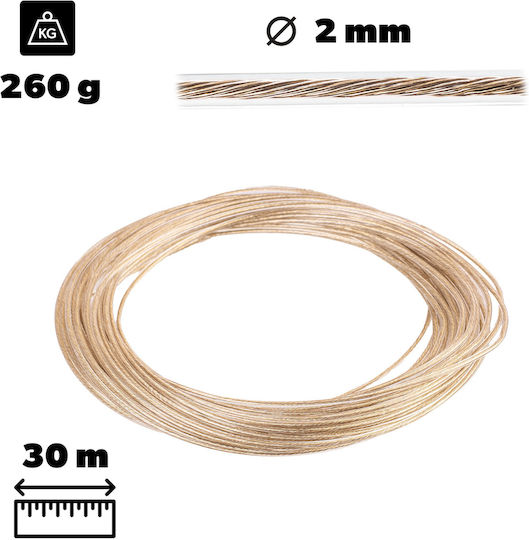 Stahl Wäscheleine Seile Starkes Seil Pvc Beschichtung 30 M