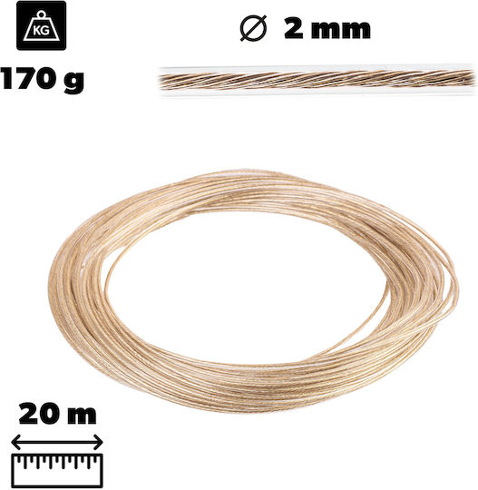 Stahl Wäscheleine Seile Wäscheleine Starkes Seil Pvc Beschichtung 20 M