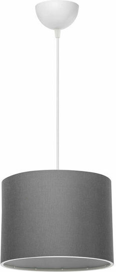 Pakketo PWL-1115 Pendant Light Gray with Socket E27 22x22x60cm