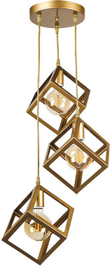 Megapap Thora Κρεμαστό Φωτιστικό 22x22x70εκ. Megapap Thora Κρεμαστό Φωτιστικό 22x22x70εκ.