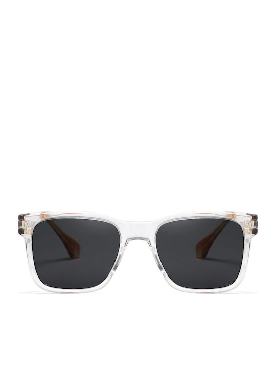 Optosquad Transparent Sunglasses With Horn-Rimmed Frame