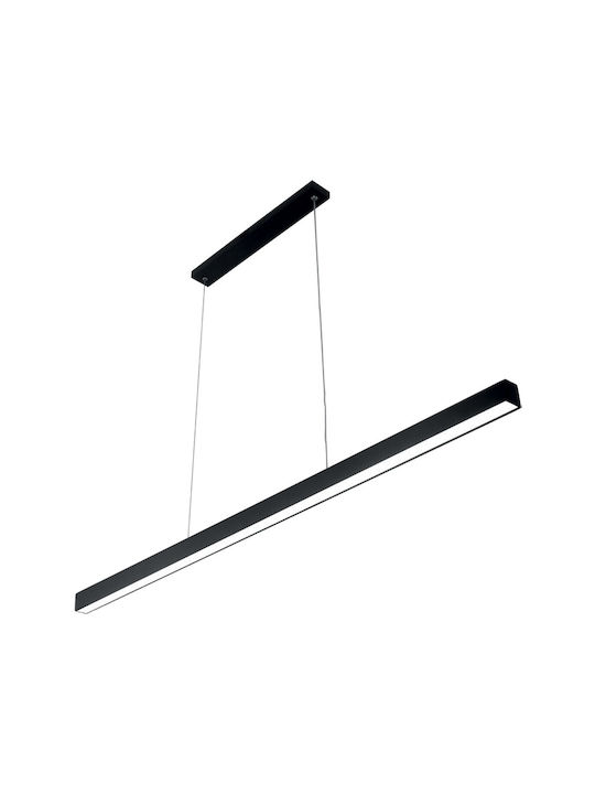 Braytron Κρεμαστό Φωτιστικό Μαύρο LED Ράγα 120εκ.