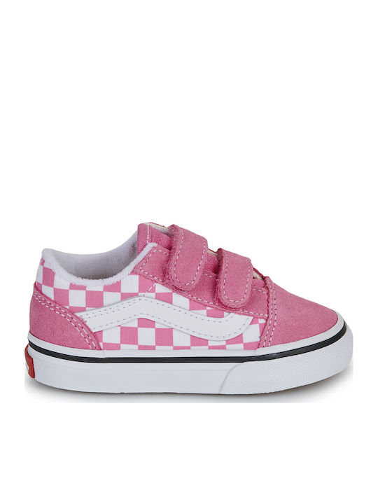 Old Skool V Color Theory Kids Sneakers Pink