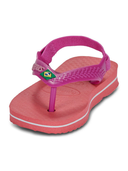 Παιδικές Σαγιονάρες Πορτοκαλί Baby Brasil Logo