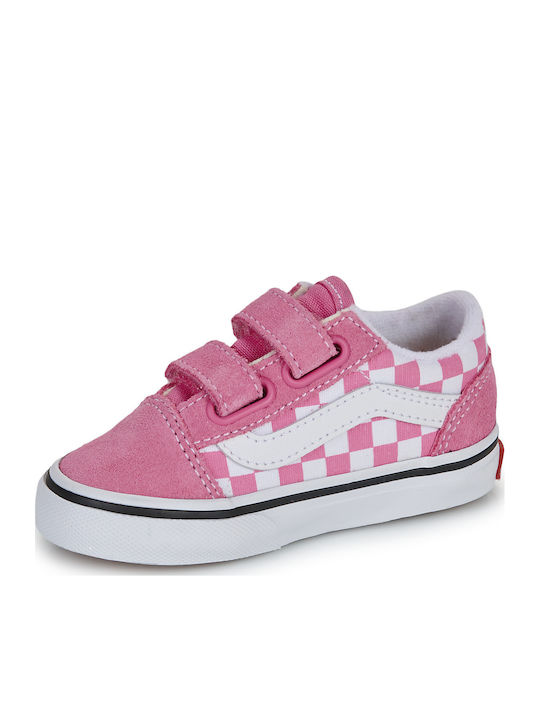 Old Skool V Color Theory Kids Sneakers Pink