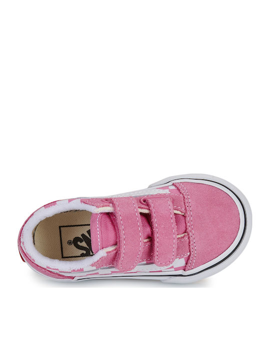 Old Skool V Color Theory Kids Sneakers Pink