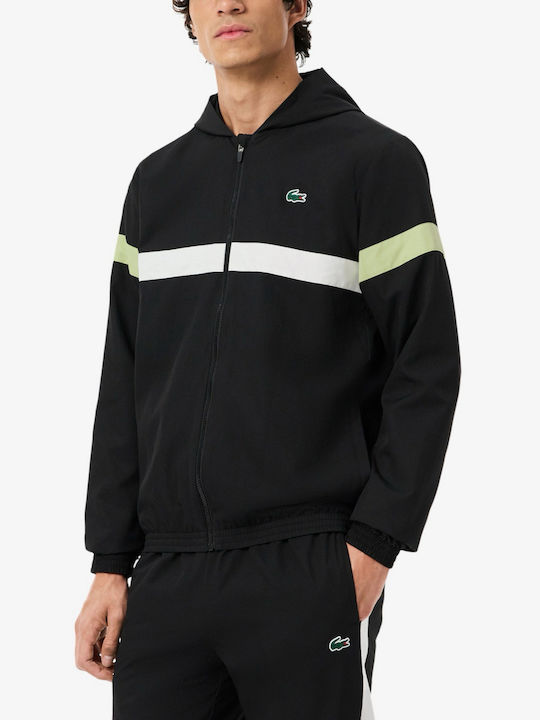 Herren-Sweatpants Set Glänzendes Schwarzes