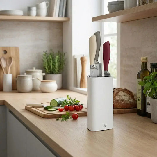 WMF Elements Joy Messer Set mit Sockel aus Rostfreiem Stahl 4 Stück