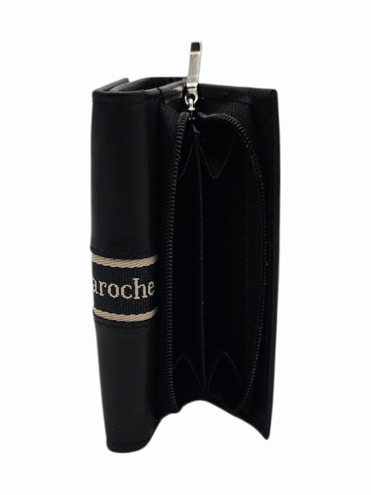 Small Leather Women's Wallet with RFID Black