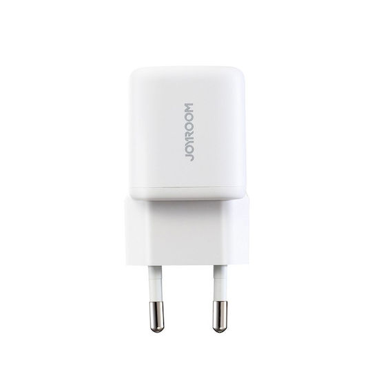 Joyroom Фортист Без Кабел с USB-A и USB-C Порт 33W Power Delivery / Quick Charge 3.0 Бял (JR-TG7)