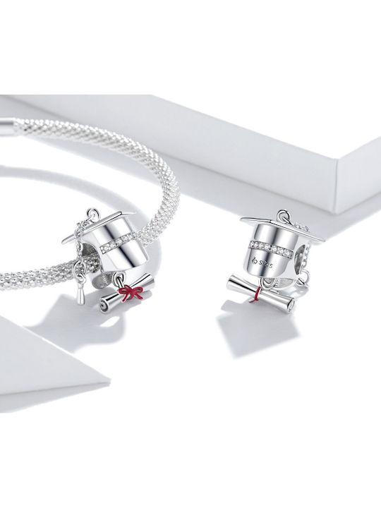 Silver me Hängender Charm mit Steinen aus Silber mit Zirkon