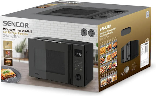 Sencor Microwave Oven with Grill 25L Black