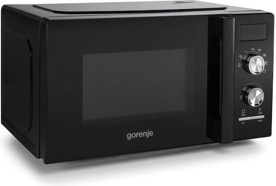Gorenje Εντοιχιζόμενος Φούρνος Μικροκυμάτων με Grill 20lt Μαύρος