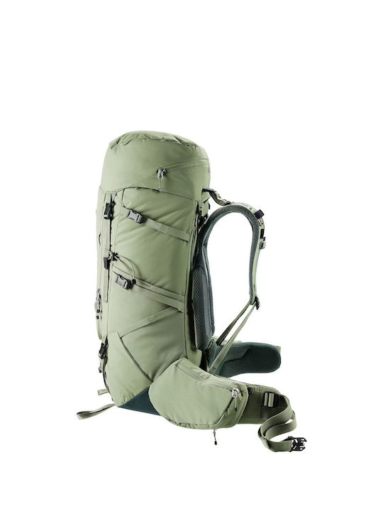 Deuter Aircontact Core 45+10 Sl Ορειβατικό Σακίδιο 10lt Αδιάβροχο Γκρι Daypack