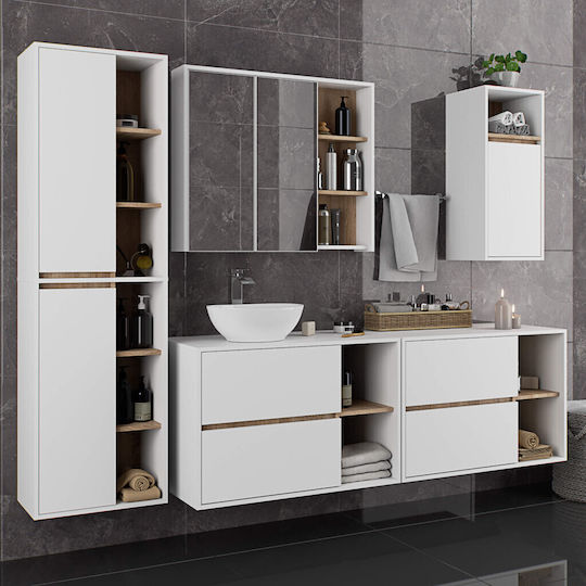Akord Furniture Factory Dulap De Baie 35x30x80cm Sonoma